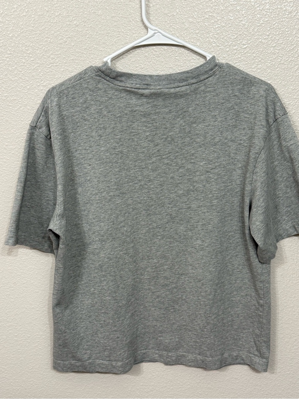 Nike Sportswear Women's Multi Logo Cropped Graphic Tee Grey Heather XS - Picture 2 of 7